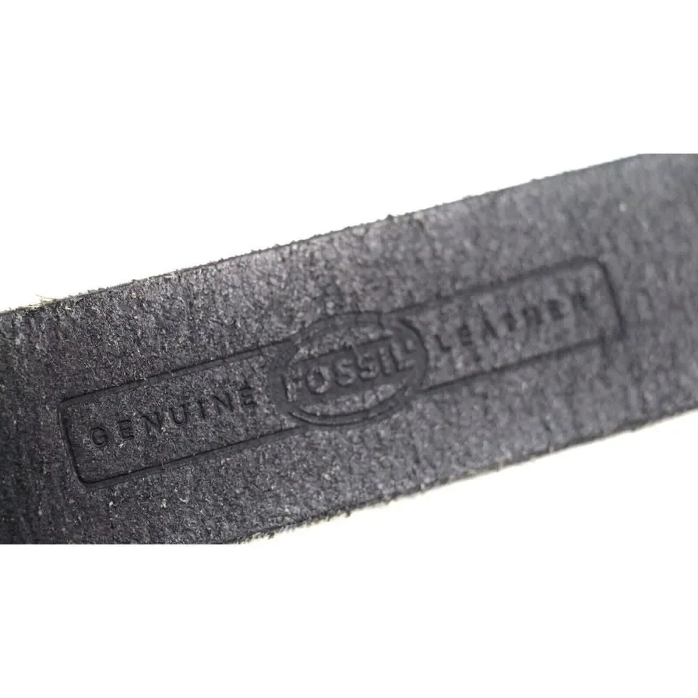 Fossil BLACK GENUINE LEATHER 1 3/8